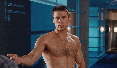 Chris Evans Shirtless Movie S Popsugar Entertainment