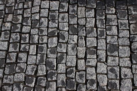 Black Wet Cobblestone Stock Image Image Of Floor Brick 36492103
