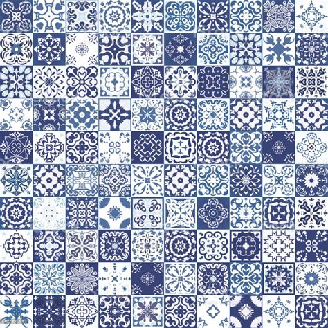Seamless Patchwork Pattern From Colorful Moroccan Tiles Ornaments