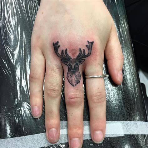 Stag Head By Paul Devilsown Devilsowntattoos Leicester