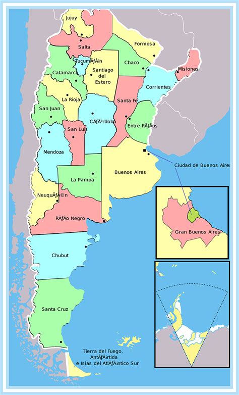 Mapa De Argentina Con Sus 23 Provincias World Flags With Names Flags Of The World Skills To