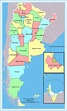 Mapa de Argentina con sus 23 provincias. | Mapa politico, Mapas, Mapa ...