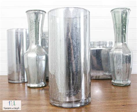 Mercury Glass Diy With Krylon Looking Glass Spray Paint For Beautiful Mercury Glass Decor See
