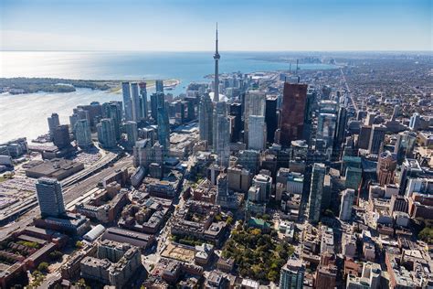 Aerial Photo Toronto Skyline