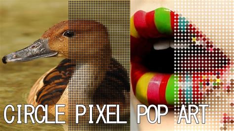 The pixel circle generator uses your device's computing power to generate the visual representation. Photoshop CS6 How To Make Circle Pixels Pop Art Tutorial ...