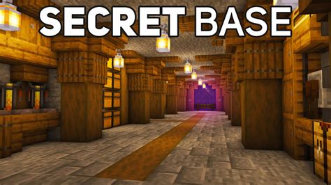 Minecraft Secret Underground Base Tutorial How To Build YouTube
