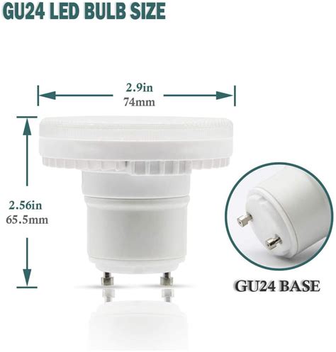 Gu24 Led Bulb 7w 600lm85v~265v Spiral Cfl Light Bulb Replacement With