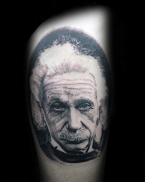 50 Great Albert Einstein Tattoo Designs For Men 2023 Guide