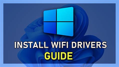 Windows How To Install Wifi Drivers Youtube