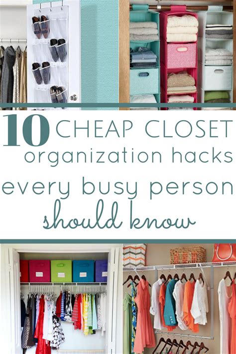 30 smart closet organizer ideas to maximize your storage space. 10 Cheap Closet Organization Hacks Everyone Should Know ...