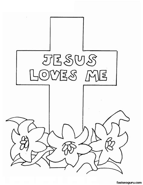 This detailed illustration would be ideal for older children or even adults. Free Printable Easter Coloring Pages Religious - Coloring Home