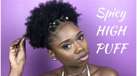 Keep holding onto the hair with your other hand while you do this. Hairstyle For SHORT/MEDIUM 4c/b/a NATURAL HAIR | SPICY ...