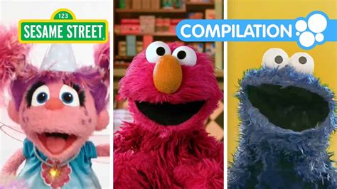 Sesame Street 5 Songs With Elmo Abby And Cookie Monster Youtube