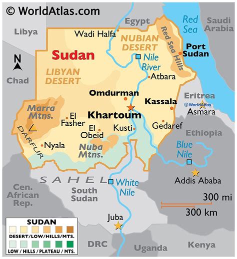 mapas de sudán atlas del mundo