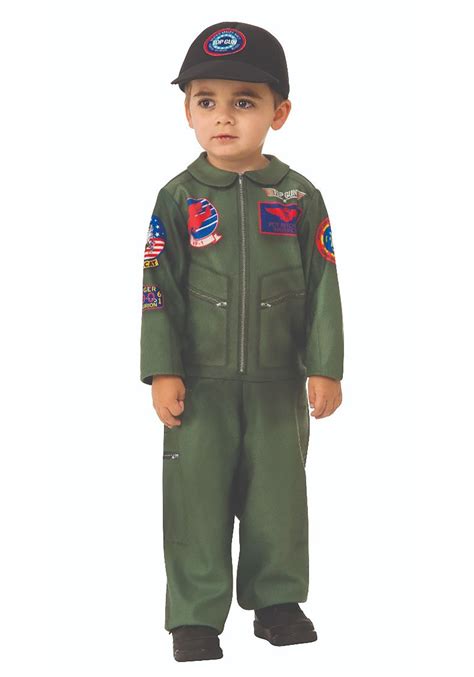 Toddler Top Gun Jumpsuit Costume Movie Costumes