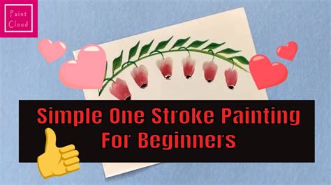 How To Paint Bellflowers Simple One Stroke Painting Beginners