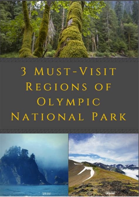 3 Must Visit Regions Of Olympic National Park National Parks Olympic