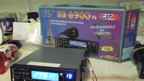Cb Radio Crt Ss6900 N Am Fm Ssb Vgc Programmed For 11m Band And Uk