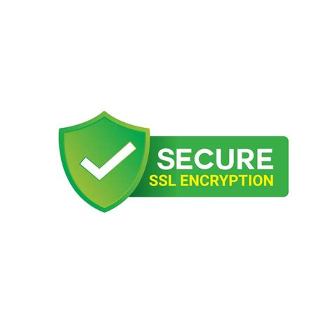 Secure Ssl Encryption Logo Secure Connection Icon Vector Illustration