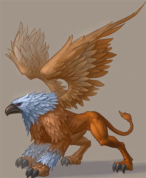 Griffin Mythical Creatures Mythical Creatures Art Mythical Animal
