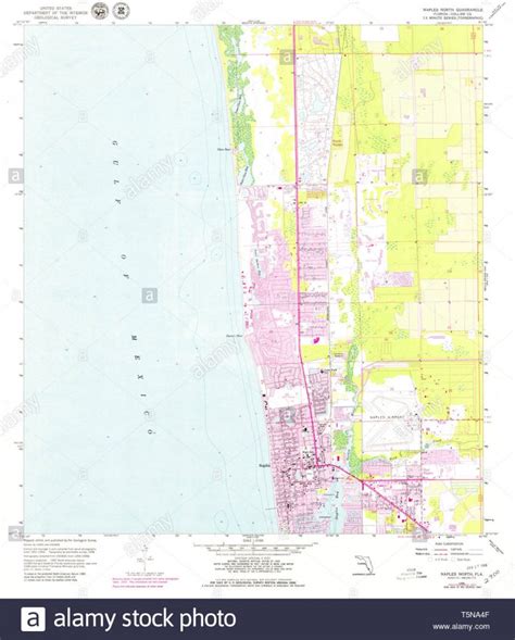 Usgs Topo Map Florida Fl Naples North 347611 1958 24000 Restoration
