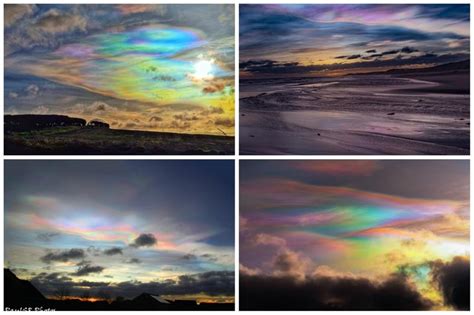 extremely rare nacreous clouds amaze sky watchers in the north east