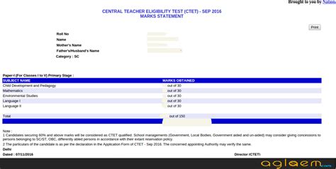 Ctet december 2019 final answer key paper 1. CTET Result 2020 - Download Score Card, Eligibility Certificate | AglaSem Career