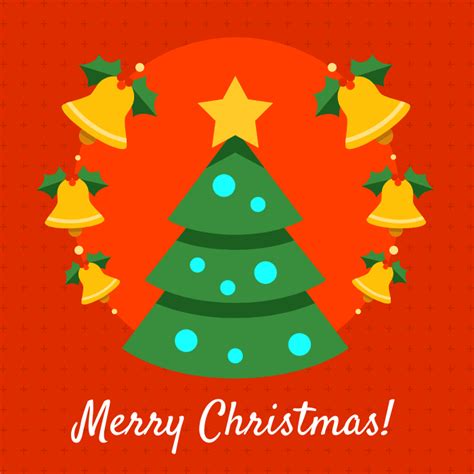 Merry Christmas Instagram Social Media Post Venngage