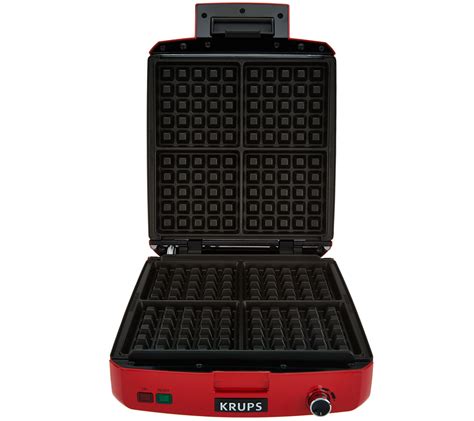 Krups 4 Slice Belgian Waffle W Removable Nonstick Plates Page 1