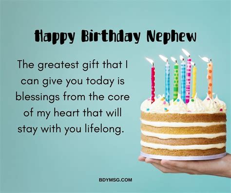 Happy Birthday Wishes For Nephew And Messages