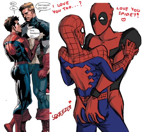 Deadpool And Spiderman Deadpool X Spiderman Spiderman