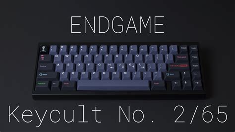 endgame keyboard keycult no 2 65 asmr youtube