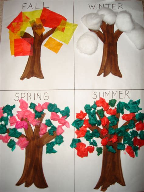Seasons Activity Seasons Activities Preschool Crafts Classroom Crafts