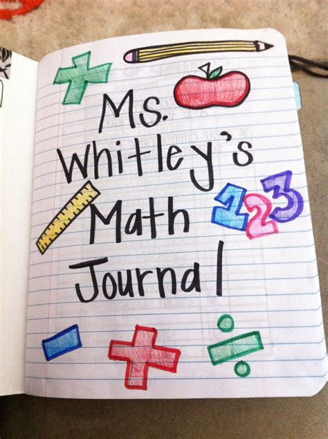 Math Cover Page