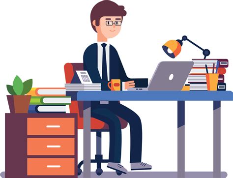Transparent Office Worker Png Clip Art Free Transpare