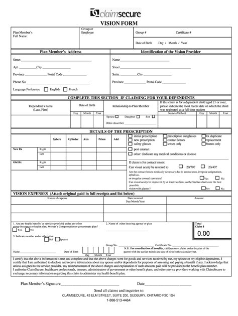 Vision Form Fill Out And Sign Online Dochub