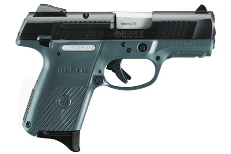 Ruger Sr C Compact Mm Blue Titanium Centerfire Pistol Sportsman S