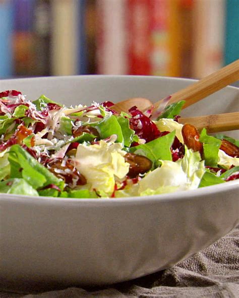 Escarole Salad With Parmesan Dressing Recipe And Video Martha Stewart