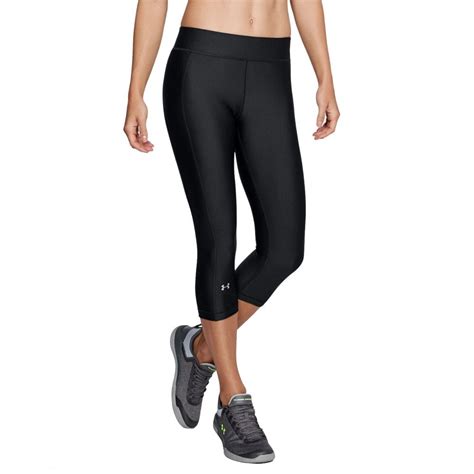 under armour womens heatgear armour capri leggings bmc sports