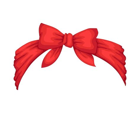 Premium Vector | Retro headband for woman. red bandana for hairstyle