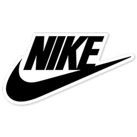 Nike Black Logo Sticker Sticker Mania