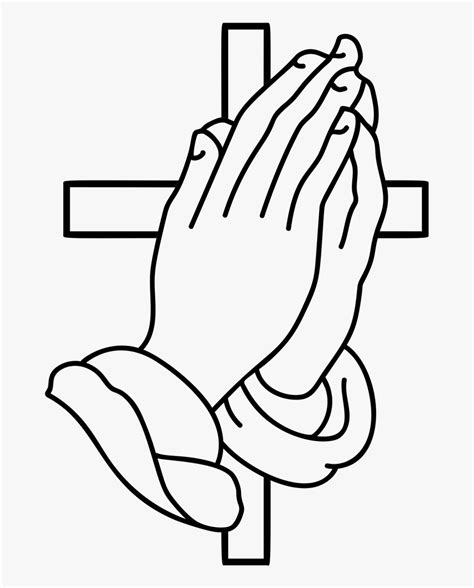 Black And White Praying Hands Clipart 57 Unconventional