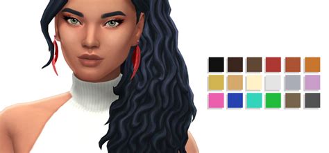 Best Maxis Match Curly Hair Cc For The Sims All Free Fandomspot