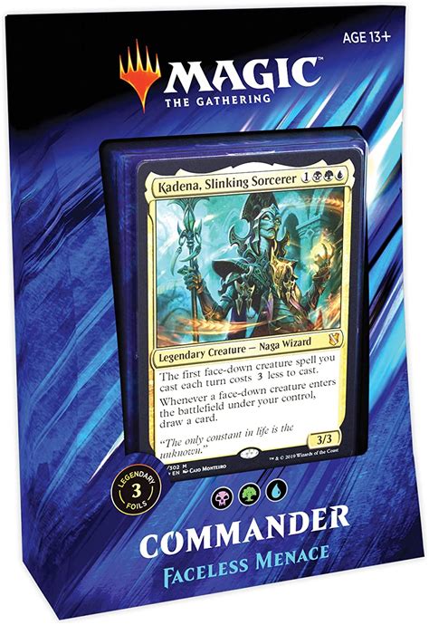 Magic The Gathering Commander Deck Faceless Menace Third Impact