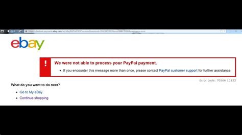 Only ebay users paying with paypal credit and registered with an address located in the united states are eligible coupon is funded by ebay; Paypal Error 10417 70266 13122 - YouTube