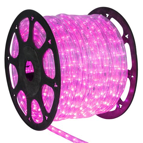 Led Rope Lights 150 Pink Led Rope Light Commercial Spool 120 Volt