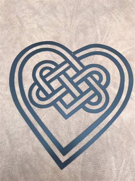 Metal Celtic Heart Love Knot Etsy Celtic Heart Trinity Knot Eternal