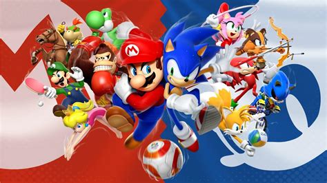 Sonic Vs Mario Wallpapers Wallpaper Cave