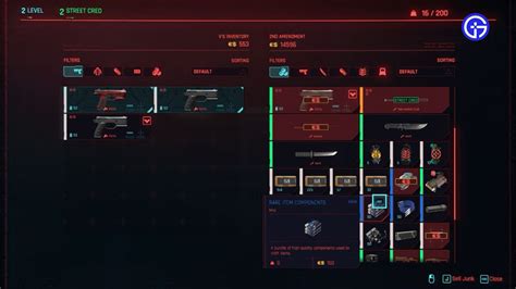 How To Get Upgrade Components In Cyberpunk 2077 Crafting Guide