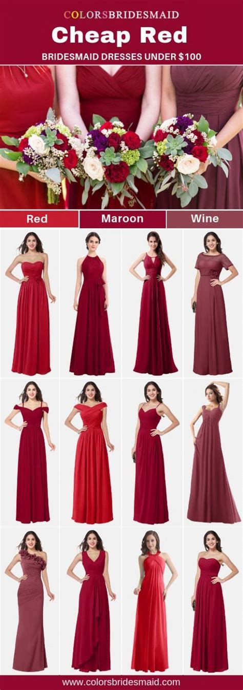 Buy cheap casual beach wedding gowns for your wedding at tbdress. Red bridesmaid dresses under $100 in popular shade of red ...